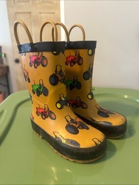 Kids Tractor Rain Boots